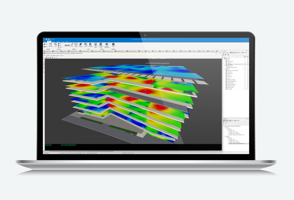 iBwave Viewer+ on laptop