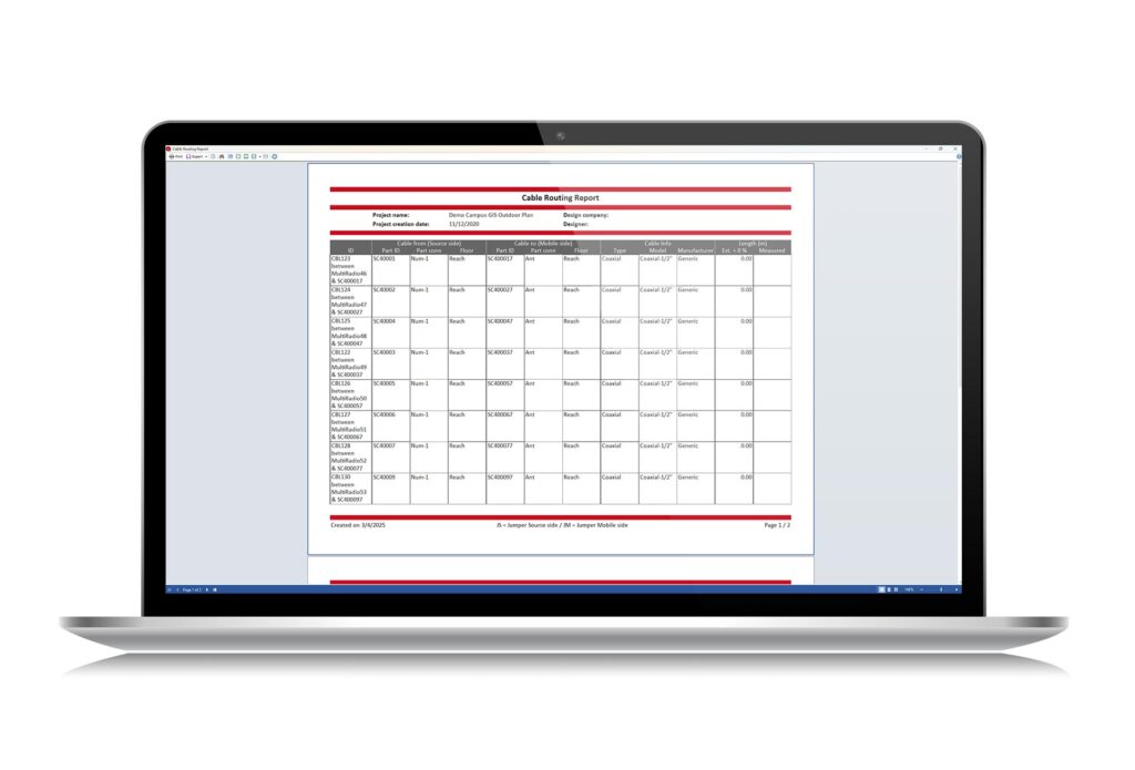 iBwave Viewer+ on laptop