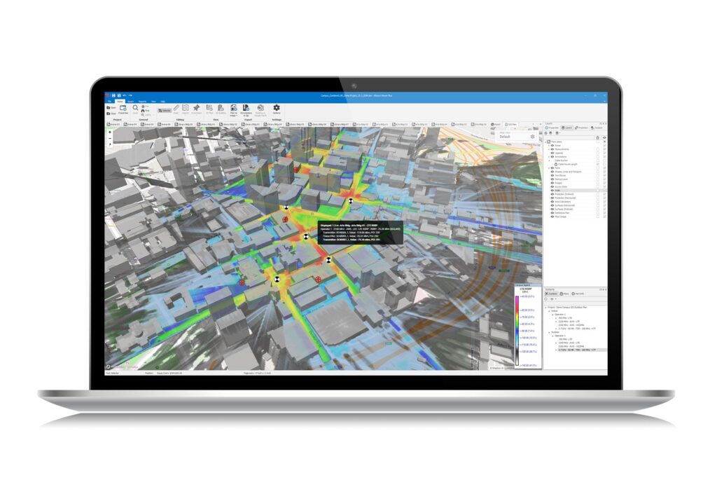 iBwave Viewer+ on laptop